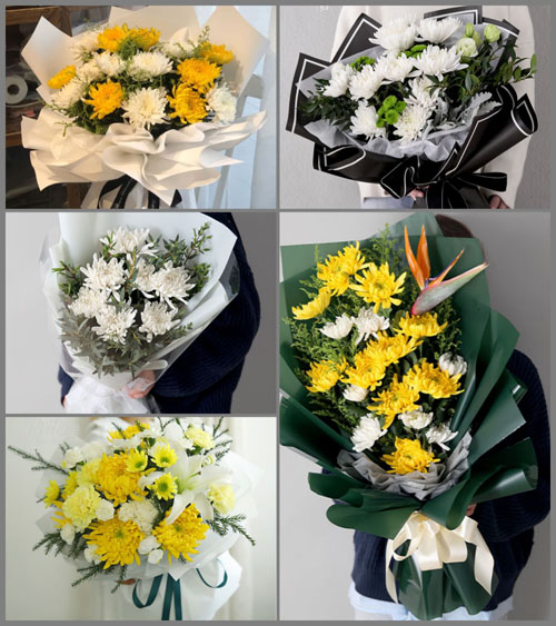江苏南京江宁区淳化街道白事花束代送